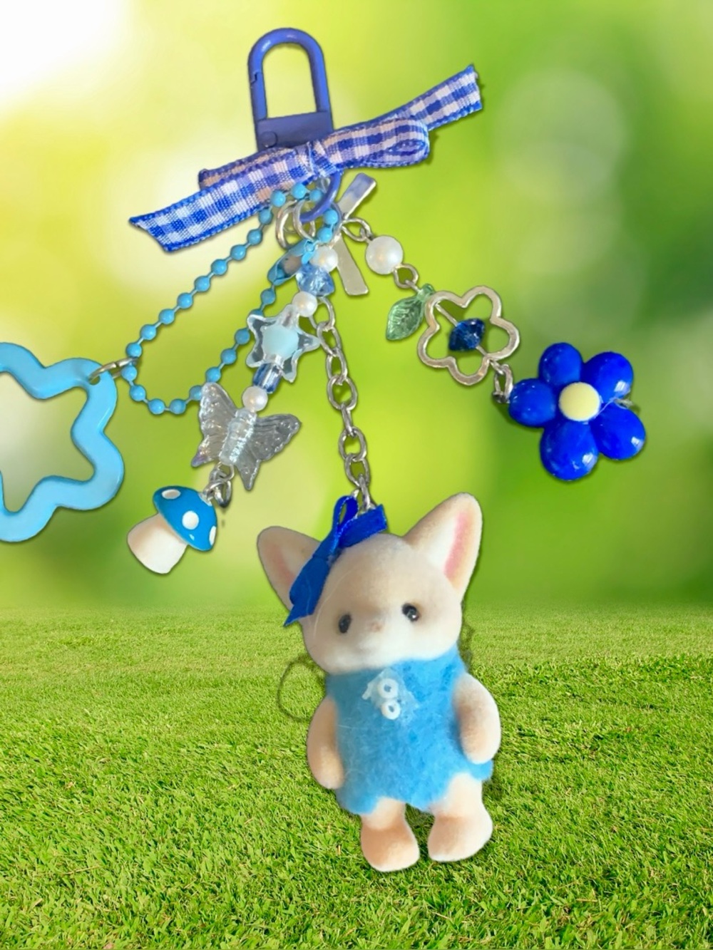 Calico Critter Fox Bag Charm Keychain